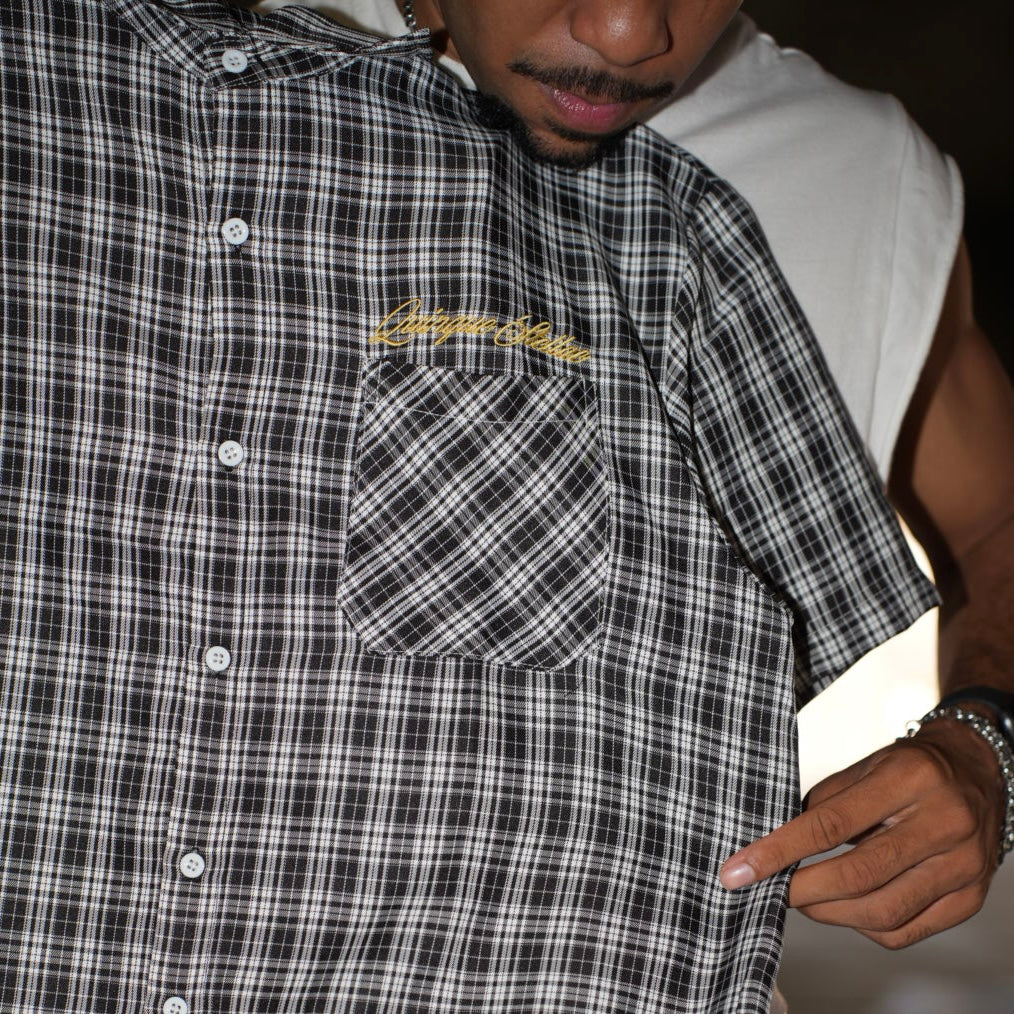 MONO GRID TEE